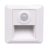 Светильник светодиодный встраиваемый PWS/R S8686 2Вт 4000К белый IP20 Sensor для подсветки стен и ступеней с инфракрасным датчиком движения Jazzway | код .5005686 | Jazzway