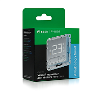 Термостат программируемый для электрического теплого пола AtlasDesign Smart 16А Zigbee механизм бел. SE ATN000138Z