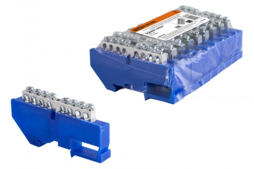 Шина N нулевая с изолятором на DIN-рейку 6x9мм стойка бол. 8 групп никелированная TDM | код SQ0801-0327 | TDM Шина N нулевая с изолятором на DIN-рейку 6x9мм стойка бол. 8 групп никелированная TDM | код SQ0801-0327 | TDM