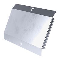 Крышка угла вертикального внешнего 90 градусов Стандарт INOX (AISI 316) 400 Промрукав | код PR16.3044 | ПРОМРУКАВ