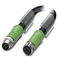 Силовой кабель SAC-4P-M12MST/ 1,0-PUR/M12FST | код 1408808 | PHOENIX CONTACT