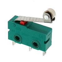 Микропереключатель с планкой и роликом RUICHI MSW-13, ON-(ON), 5 А, 250 В | код 67322 | Ruichi