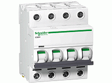 Модульный автоматический выключатель iC60N, 4 полюса, 16А, х-ка C | код. A9F79416 | Schneider Electric 
