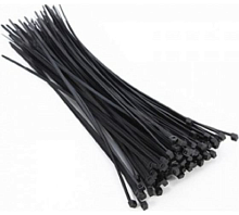 Хомут-стяжки ленточные 4x300 (3,6x300) черн | код PL3,6-300НRUS4NL | Мир хомутов