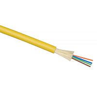 Cabeus TB-A-9-04T-E-K-LSZH-IN-25 Кабель волоконно-оптический 9/125 одномодовый, 4 волокна, плотное буферное покрытие (tight buffer), для внутренней прокладки (-25C ~ +50), LSZH, желтый, (F90040412Y) | код 7711c | Cabeus