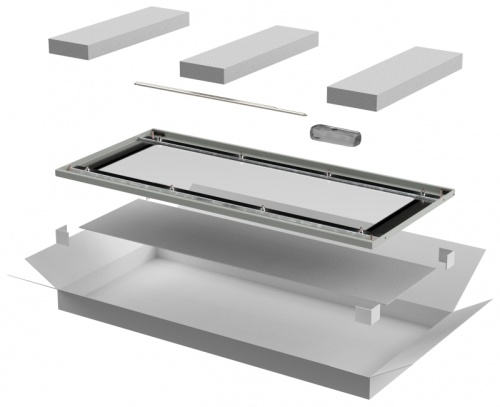 ITK LINEA E Дверь стеклянная 600мм шкафа 42U сер. | код LE35-42U6X-DR | ITK by IEK ITK LINEA E Дверь стеклянная 600мм шкафа 42U сер. | код LE35-42U6X-DR | ITK by IEK