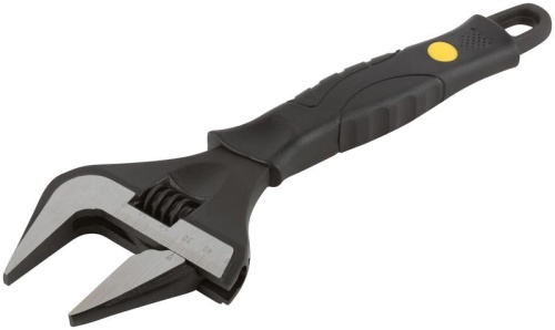 Ключ разводной ''Контур'', узкие губки, шкала, увеличенный захват 50 мм длина 250 мм | код 70173 | FIT фото 2