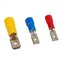 Разъем плоский РпИп OptiKit S-Pp-PVC-2-5-0,8(100шт) | код 278090 | КЭАЗ