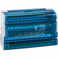 Шина N нулевая на DIN-рейку в корпусе-4х15групп-КЭАЗ | код. 143230 | КЭАЗ