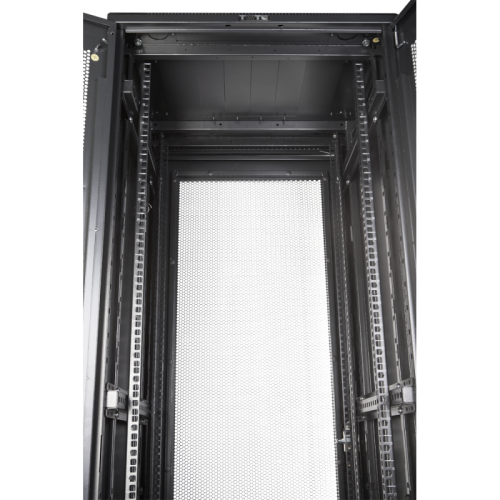 Шкаф серверный 19 Business Advanced, 47U 800x1200, без дверей, с боковыми стенками, черный | код TWT-CBA-47U-8x12-00 | TWT