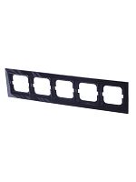 Рамка 5-постовая, серия axcent, цвет чёрный 1725-281 | код 2CKA001754A4413 | ABB