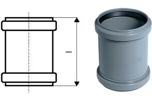 Муфта ремонтная (надвижная) 40 мм | код 111500 | Ostendorf