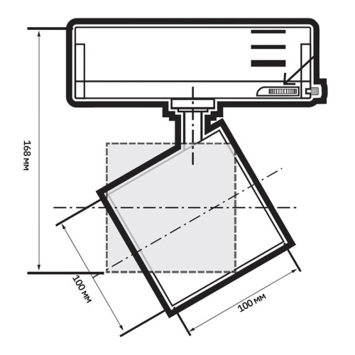 Светильник трековый трехфазный ДПО 7020 LED-30 Вт 3300 Лм 4000К IP40 черный 36° 180–265В Jazzway | код 5062542 | JazzWay фото 3