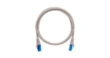 Шнур коммутационный NIKOMAX U/UTP 4 пары, Кат.6 (Класс E), 250МГц, 2хRJ45/8P8C, T568B, заливной, с защитой защелки, многожильный, BC (чистая медь), 24AWG (7х0,205мм), LSZH нг(А)-HFLTx, серый, 20м | код NMC-PC4UE55B-200-C-GY | NIKOMAX