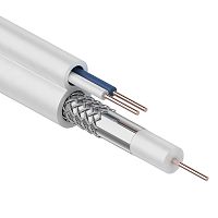 Кабель ККСВ-В+2х0,5 мм (бухта 100 м) белый REXANT | код 01-4001 | REXANT