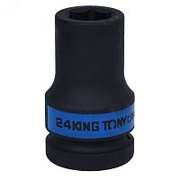Головка торцевая ударная глубокая шестигранная 1', 24 мм | код 843524M | King Tony