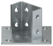 Опора открытая для двойного STRUT-профиля HDZ IEK | код COP14-OT-HDZ | IEK