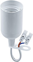 Патрон электрический 71 287 NLH-P-F-WH-E27-TB пластик. подвесной с клеммной колодкой на проводе бел. | Код. 71287 | Navigator