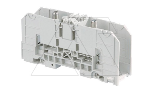 Клемма D300/55.FF с 2 винтами М16 без крышки, 520А, 1000В, серый | код 19000524 | Entrelec Клемма D300/55.FF с 2 винтами М16 без крышки, 520А, 1000В, серый | код 19000524 | Entrelec