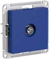 ATLASDESIGN TV РОЗЕТКА проходная 4DB, механизм, АКВАМАРИН | код ATN001192 | Systeme Electric