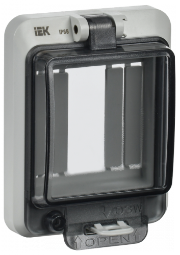 Крышка защитная для выреза в шкафу 3 модуля IP66 IEK | код YWP10-03-66 | IEK Крышка защитная для выреза в шкафу 3 модуля IP66 IEK | код YWP10-03-66 | IEK