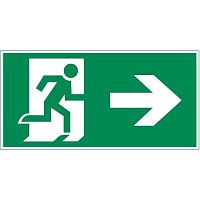 Пиктограмма ФИГУРА/СТРЕЛКА ВПРАВО 300х150мм для аварийно-эвакуационного светильника Vision/IP65 Basic | код V5-EM03-60.003.022 | Вартон