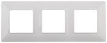 Рамка на 3 поста, Эра Elegance, белый, 14-5003-01 | код Б0034393 | ЭРА