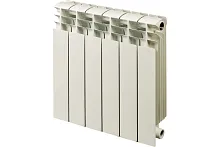 Радиатор биметаллический секционный 500/80/10 боковое подключение | код RRC500*80BM10 | Русский Радиатор