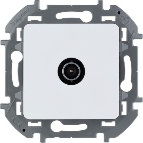 Розетка TV проходная 14 дБ 5 862 мГц INSPIRIA белый | код 673860 | Legrand