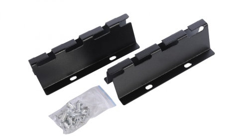 Комплект кронштейна для крепления лотка 400 мм к крыше шкафа ШТК-СП | код КЛГ-400-9005 | ЦМО Комплект кронштейна для крепления лотка 400 мм к крыше шкафа ШТК-СП | код КЛГ-400-9005 | ЦМО