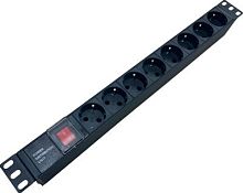 Блок распределения питания NTSS NTSS-PDU-DA1015 гор.размещ. 8xSchuko базовые 10A C14 | код 1993701 | NTSS