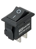 KCD11-101 250В AC/DC, 1P, 3А, (2с), ON-OFF черный, Micro TDM | код SQ0746-0123 | TDM