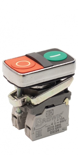 Выключатель Briswik КМЕ 8620м -С зел-красн IP65 УХЛ3 10А 2но+0нз | код aD-FB-5Ai-0622 | Briswik Выключатель Briswik КМЕ 8620м -С зел-красн IP65 УХЛ3 10А 2но+0нз | код aD-FB-5Ai-0622 | Briswik