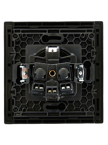 FORTE&PIANO Роз. с з/к без з/ш в/к 16А FP116 чер. IEK | код FP-R11-16-K02 | IEK фото 2 FORTE&PIANO Роз. с з/к без з/ш в/к 16А FP116 чер. IEK | код FP-R11-16-K02 | IEK фото 2