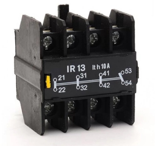 Блок-контакт дополнительный (1НО+3НЗ) | код IR13 | EMAS Блок-контакт дополнительный (1НО+3НЗ) | код IR13 | EMAS