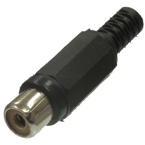Разъём RCA SZC RP-406, чёрный | код 107141 | SZC