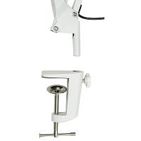 Светильник настольный c увеличительным стеклом 5-ти кратное увеличение 8W Механический выключатель на шнуре TLD-568 White/LED/300Lm/2700-5500K/Dimmer/X5 Белый | код UL-00007386 | Uniel