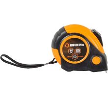 Рулетка 10мх25мм автостоп Вихрь, , Шт | код 73/11/1/6 | ВИХРЬ