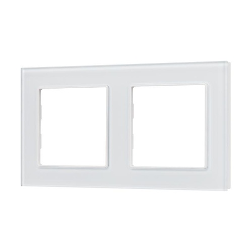 Рамка стеклянная FRM-GLARE-GS-2-WH Arlight 043796 Рамка стеклянная FRM-GLARE-GS-2-WH Arlight 043796