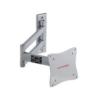 Кронштейн для телевизора Arm Media LCD-7101 серебристый 10-26 макс.15кг настенный поворотно-выдвижной и наклонный | код 1124086 | ARM MEDIA
