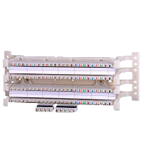 100-парный 110 настенный кросс LANMASTER, блоки и ножки в комплекте | код LAN-WS110-100FT | LANMASTER