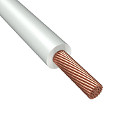 Провод силовой ПуГВ 1х2.5 белый ТРТС | код БП-00012545 | ЭлПром