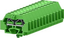242316 Клемма TB проходная 1-1 с бок. подключ. с защелк. ножками, зел., шт | код 242316 | SUPU