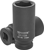 IS11226 Головка торцевая ударная глубокая 1/2DR, 26 мм | код IS11226 | Thorvik