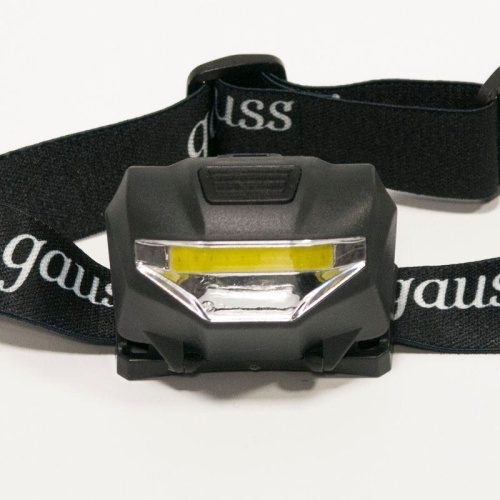 Фонарь светодиодный налобный 1 Вт 100 лм Черный IP42 на батарейках 3xAAА GFL Gauss | код GF306 | Gauss фото 2 Фонарь светодиодный налобный 1 Вт 100 лм Черный IP42 на батарейках 3xAAА GFL Gauss | код GF306 | Gauss фото 2