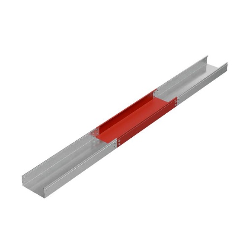 Лоток листовой неперфорированный 200х80 L3000 сталь 0.8мм "СТАНДАРТ ПЛЮС" LNEplus80-200-0.8-3000 INOX304 КМ PL5343 фото 3