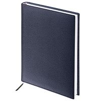 Ежедневник недатированный А5 (138х213 мм) BRAUBERG Favorite, под классическую кожу, 160 л., черный, 123397 | код 123397 | BRAUBERG