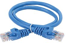 ITK Коммутационный шнур (патч-корд) кат.5E UTP PVC 10м синий | код PC03-C5EU-10M | IEK