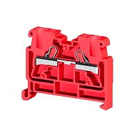 307 494, Миниклеммник пруж. быстрозажимной (Push in), 2,5 мм.кв., на din-рейку 35 мм, (красный), PYKMR 2,5 | код 0.0.0.3.07494 | KLEMSAN