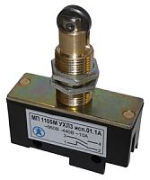 Микровыключатель МП 1105М УХЛ3 исп.03.1А, 2-х пол., 10А, 660В, 1з+1р, IP00, толкатель с поперечным расположением ролика, фронтальный гайками, винт (ЭТ) | код ET523359 | Электротехник